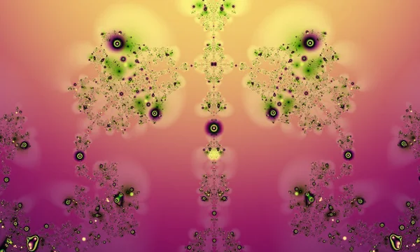 Abstracte Digitale Kunstwerk Het Spel Van Licht Kleur Druppels Vloeistof — Stockfoto