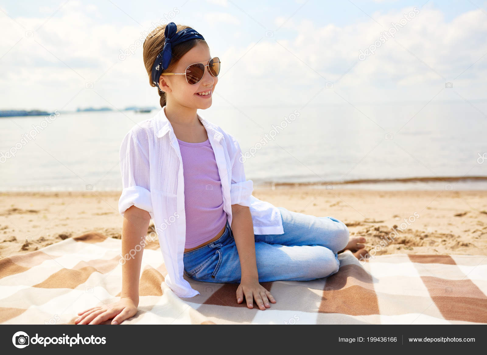 little girl blue jeans