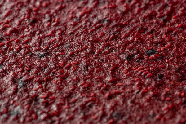 Fundo Couro Frutas Vermelhas Secas Caseiras Que Precisam Ser Enroladas — Fotografia de Stock