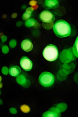 Noel ışık arka plan bulanık bokeh ile.