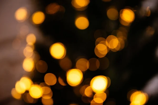 Christmas Light Background Blurred Bokeh — Stock Photo, Image