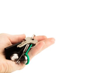 Beyaz arka planda çipi olan bir sürü anahtar var.