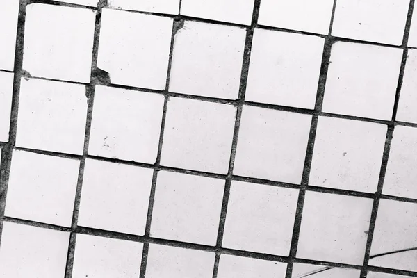 Недбала Біла Плитка Чорними Швами Мінімалістичне Тло Абстрактне Мистецтво — стокове фото