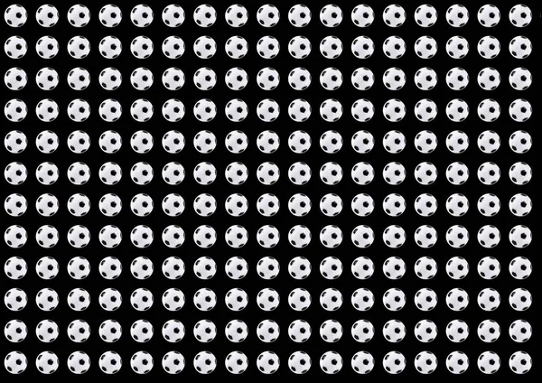 Tło Dla Banera Powtarzalnym Wzorem Piłki Nożnej Lub Piłki Nożnej — Zdjęcie stockowe