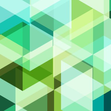 Soyut geometri renkleri yeşil ve mavi arka plan şablonu için güzel.