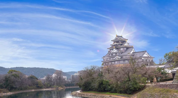 Monumento al Castillo de Okayama . — Foto de Stock