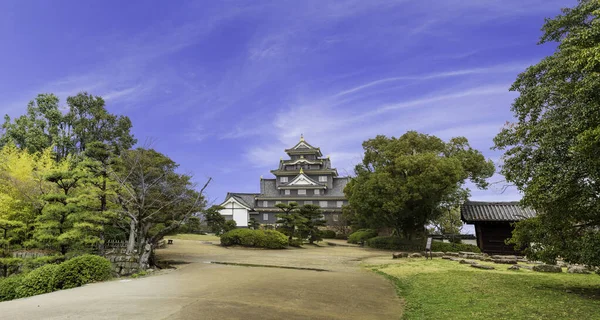 Markah Tanah Istana Okayama . — Stok Foto