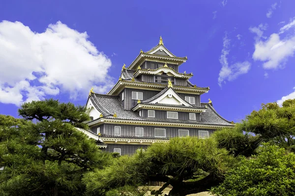 Okayama Castle Landmark. — Stock Photo, Image