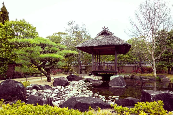 Пейзаж садів Коко-ан — стокове фото