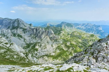 Durmitor Milli Parkı. Bobotov Kuk üzerinde tırmanma
