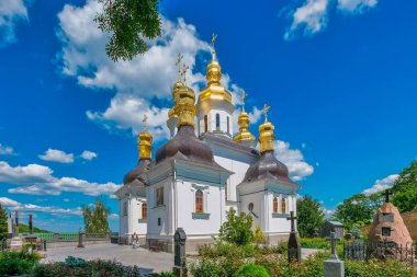 Kiev Pechersk Lavra güneşli bir günde