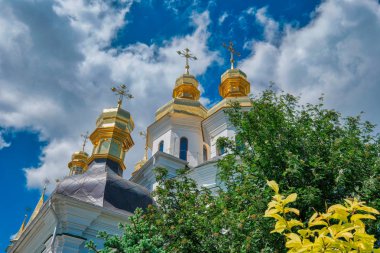 Kiev Pechersk Lavra güneşli bir günde