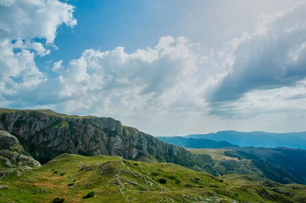 Alpin çayırlar. Doğal dağlar.