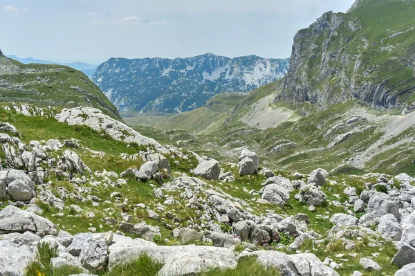 Durmitor Milli Parkı Bobotov Kuk Üzerinde Tırmanma Telifsiz Stok Imajlar