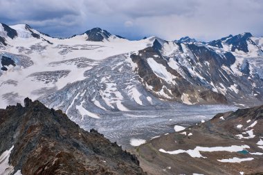 Pitztaler Gletscher. Avusturya Alpleri. Tyrol