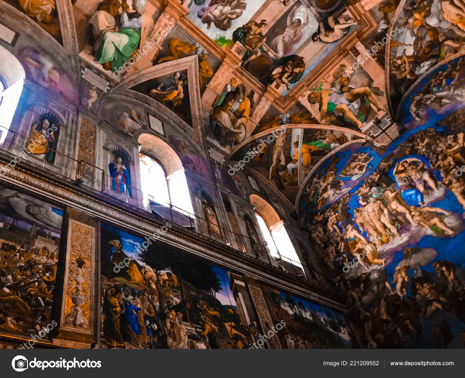 Italy Vatican Sistine Chapel November 2017 Ceiling Sistine