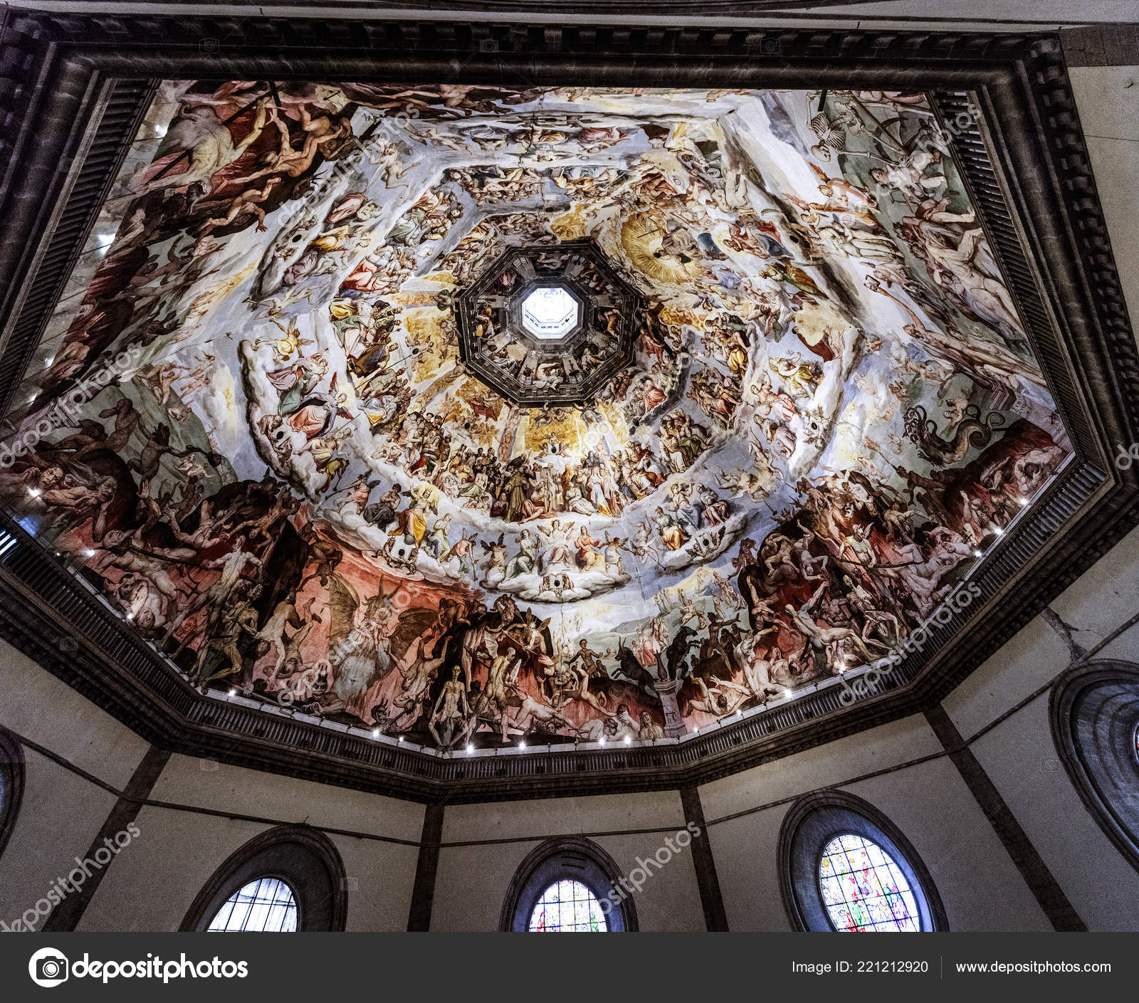 Ceiling Detail Duomo Firenze Cathedral Cathedral Saint Mary