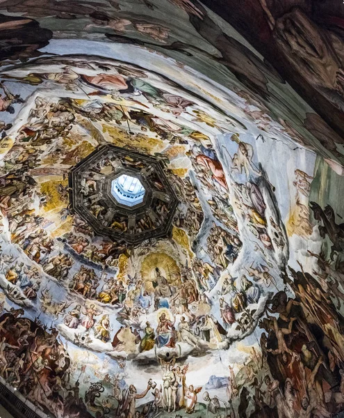 Plafond Cathédrale Santa Maria Del Fiore Florence Italie Europe Mars — Photo