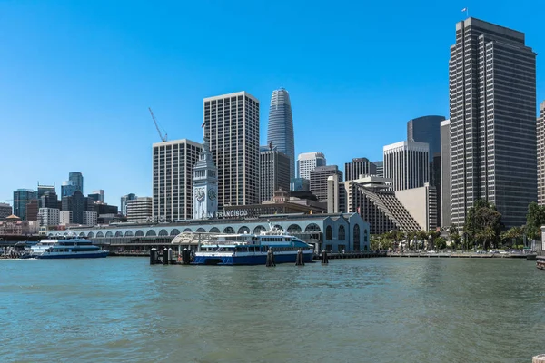 San Francisco Kalifornia Usa Czerwca 2018 Panoramę Miasta Port San — Zdjęcie stockowe