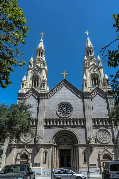 San Francisco Kalifornie Usa Června 2018 Svatý Petr Pavel Kostela — Stock fotografie