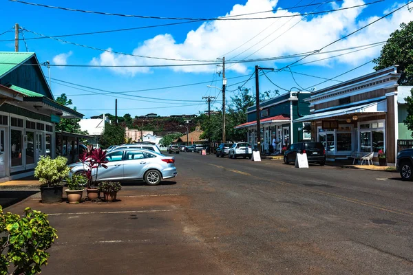 Eleele Kauai Hawaii Usa May 2018 View Main Street Eleele — стоковое фото