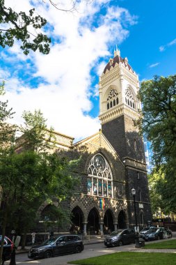 Portland, Oregon, Amerika Birleşik Devletleri - 8 Haziran 2017: İlk teravih United Church şehir Portland