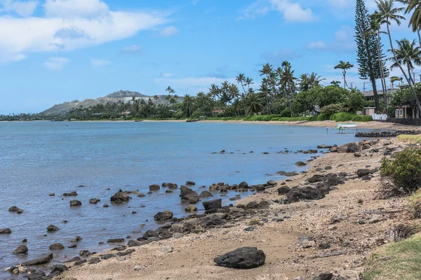 Côte Long Parc Plage Wailupe Oahu Hawaï — Photo