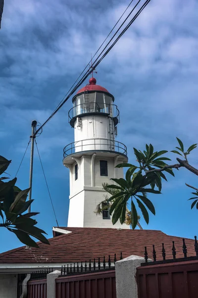 Diamond Head Lighthouse Oahu Havaí — Fotografia de Stock