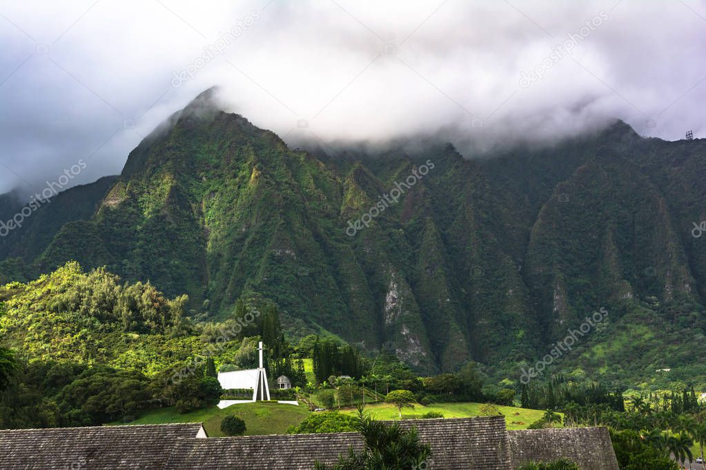 Koolau Mountain Range, Oahu, Hawaii