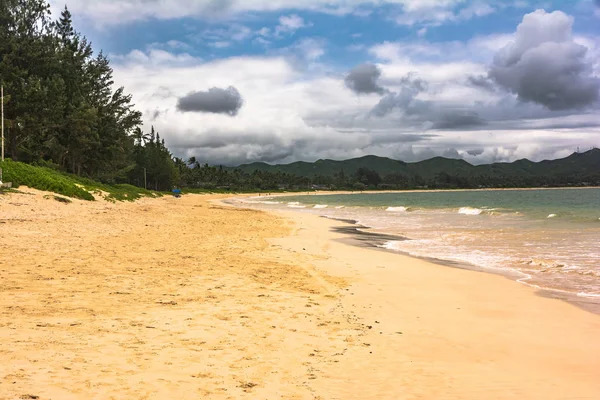 夏威夷瓦胡岛拉尼凯海滩景观 — 图库照片