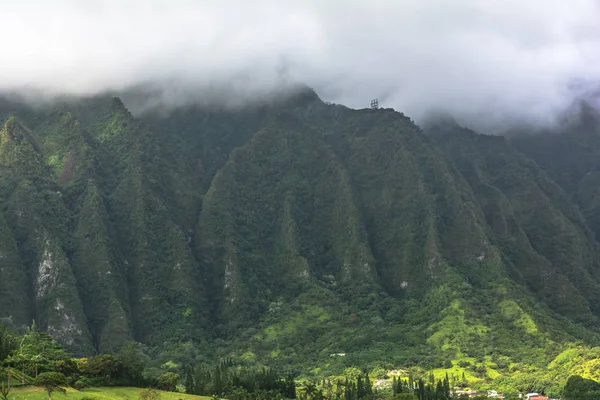 Cordilheira de Koolau, Oahu, Havaí — Fotografia de Stock