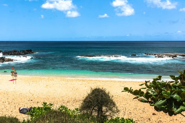 Sand Beach Three Tables Beach Coast North Shore Oahu Hawaii — Stock Photo, Image