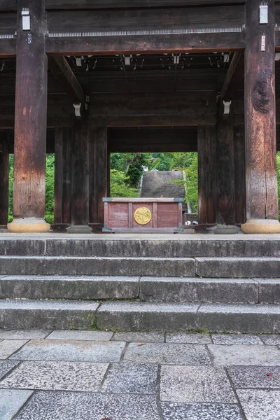 日本京都 2019年9月5日 京都庙宇中的三门 — 图库照片
