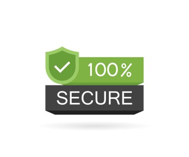 ✓ 100 secure vector button free vector eps, cdr, ai, svg vector illustration graphic art
