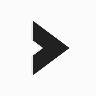 Arrows mark. Flat style vector illustration