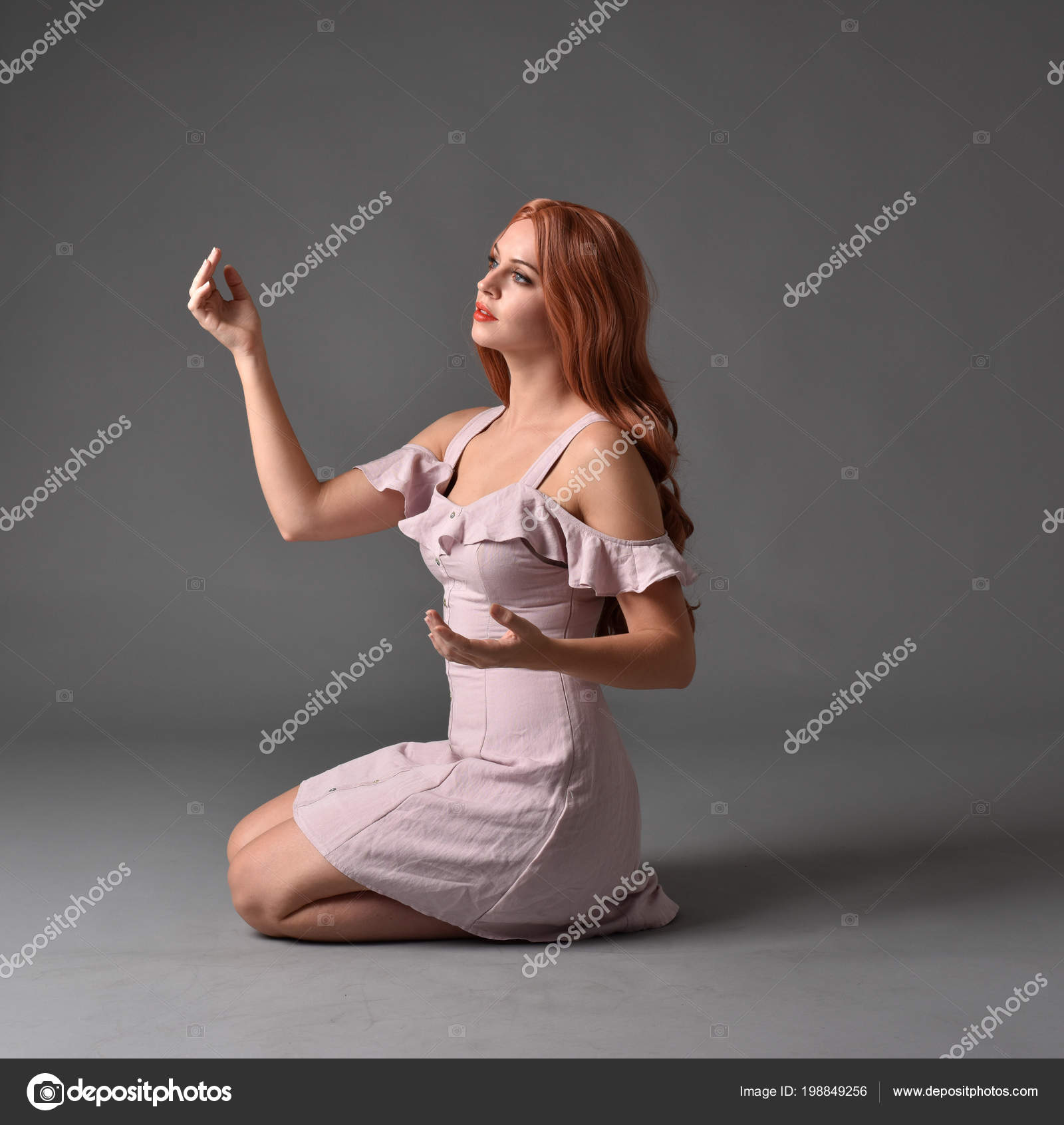 young blonde woman, full body, sitting, smiling, sexy pose, weap... -  Arthub.ai