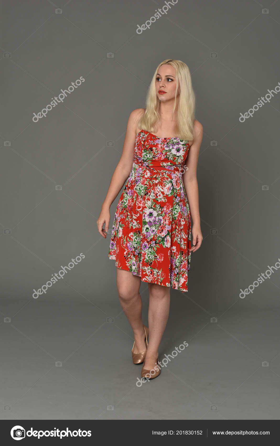 vestido de pe