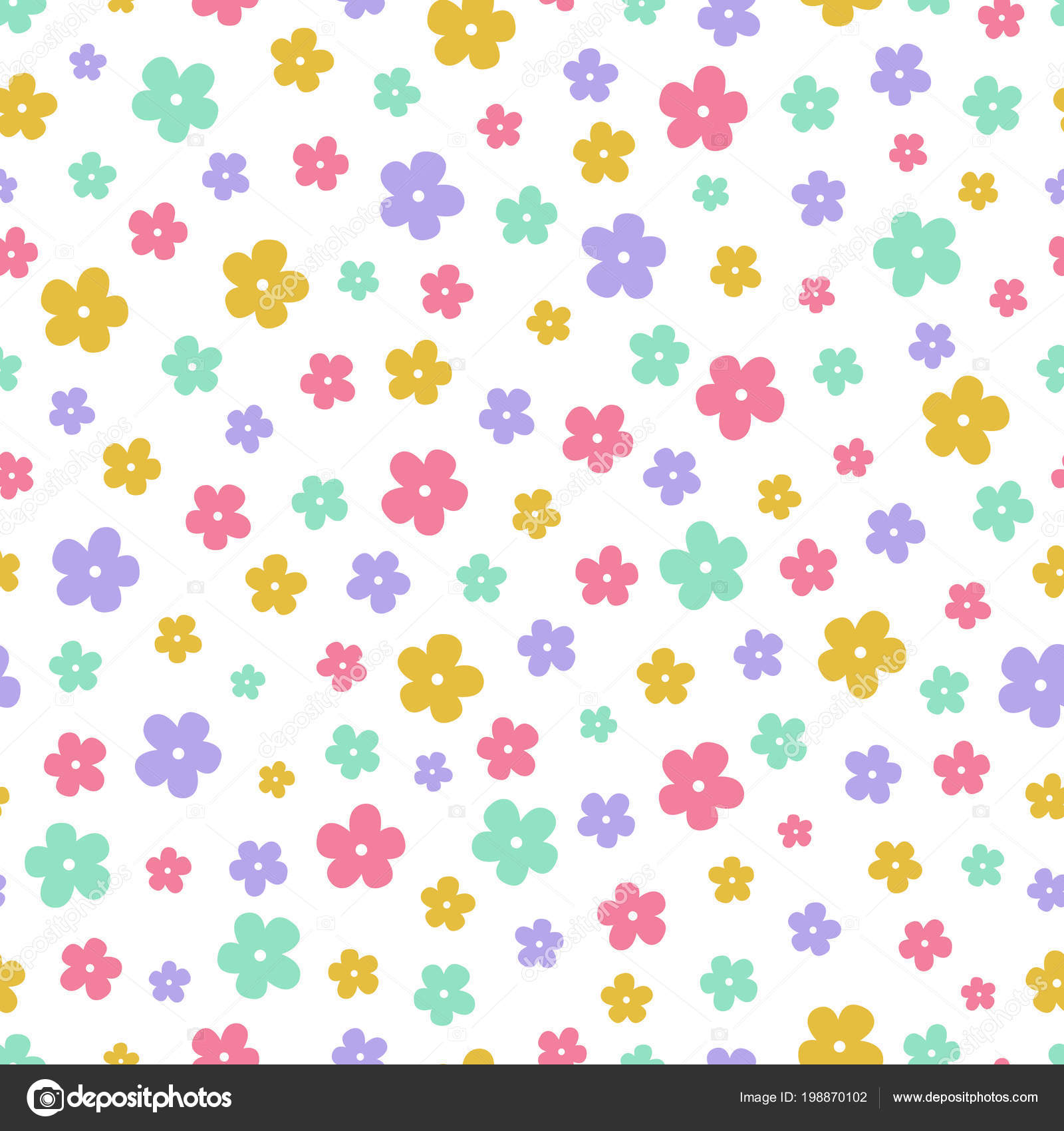 Lilac And Mint Green Bedroom Vector Seamless Pattern Small