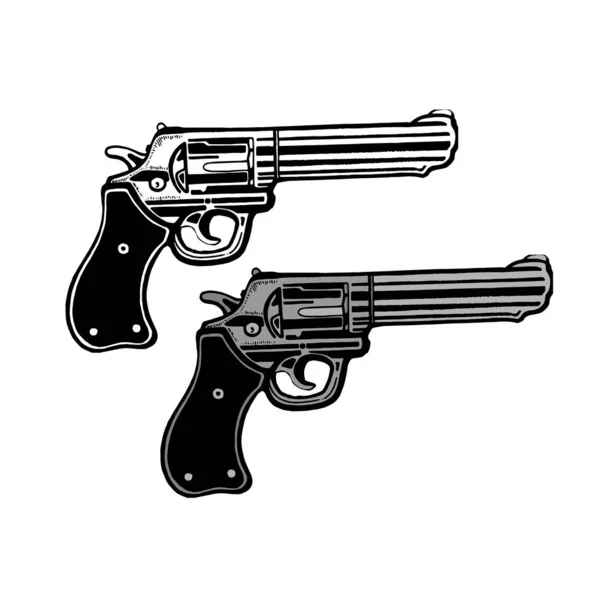 Pistola Tinta Pistola Icono Arma — Vector de stock