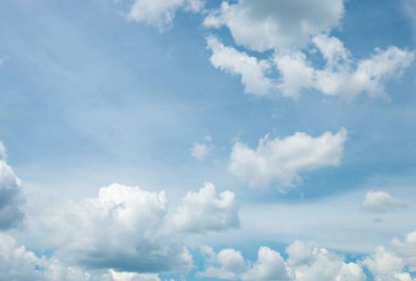 bulutlu mavi gökyüzü arkaplanı.