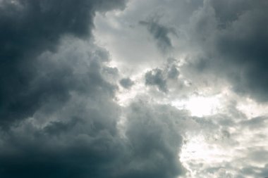 Bulutlar ile arka plan doğa mavi gökyüzü çok.