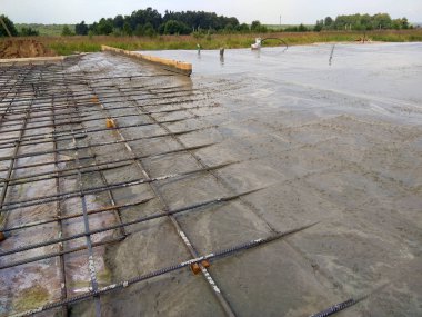 Demir donatı hazırlık inşaat 2018 oluşturmak için betonlama