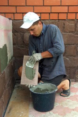 Profesyonel çalışan duvar 2018 dekoratif karo yapıştırma