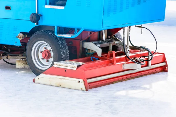 Coche Para Pulir Superficie Hielo Pista Hielo Para Paseos Entretenimiento — Foto de Stock