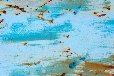 Mavi metalik doku pas ile kaplıdır