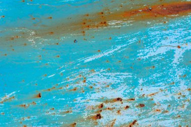 Mavi metalik doku pas ile kaplıdır