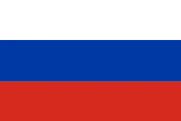 러시아의 국기입니다 국가의 상징이다 국가의 — 스톡 사진