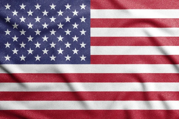 Bandera Nacional Los Estados Unidos América Símbolo Principal País Independiente —  Fotos de Stock
