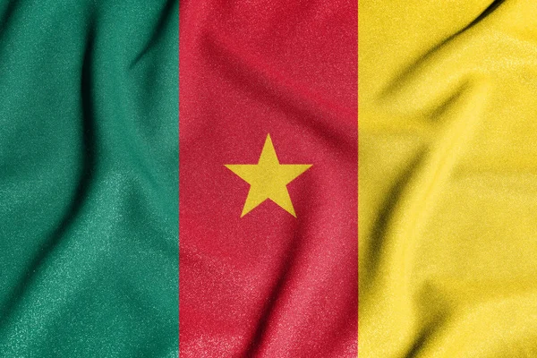 喀麦隆的国旗 独立国家的主要象征 喀麦隆国旗 2021年 — 图库照片