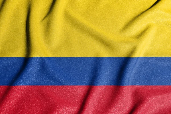 Nationale Vlag Van Colombia Het Belangrijkste Symbool Van Een Onafhankelijk — Stockfoto